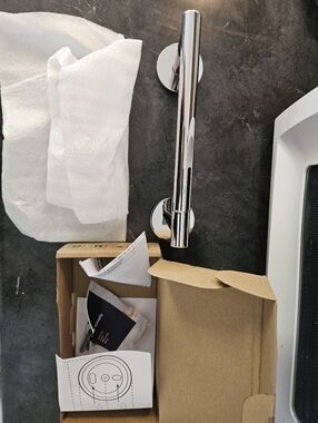 Polished Chrome Wall-Mount Toilet Paper Holder